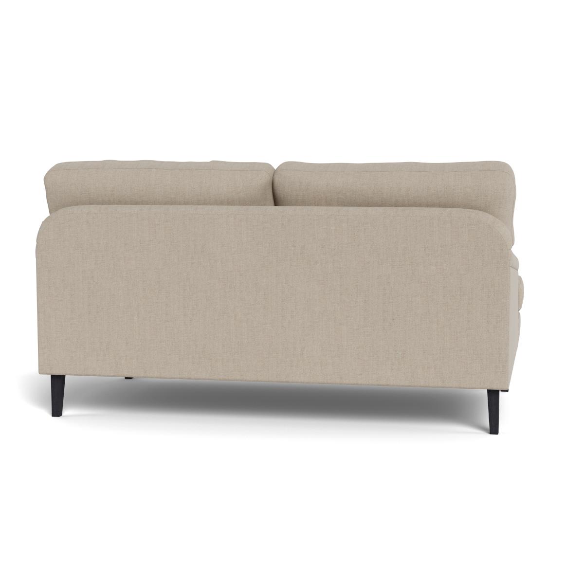 Heal's Stanton 2 Seater Sofa Broad Weave Putty Black Feet – image 6