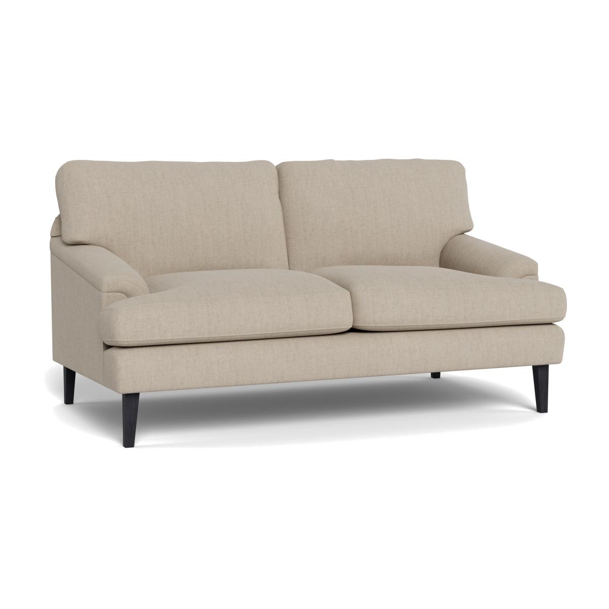 Heal's Stanton 2 Seater Sofa Broad Weave Putty Black Feet – image 1