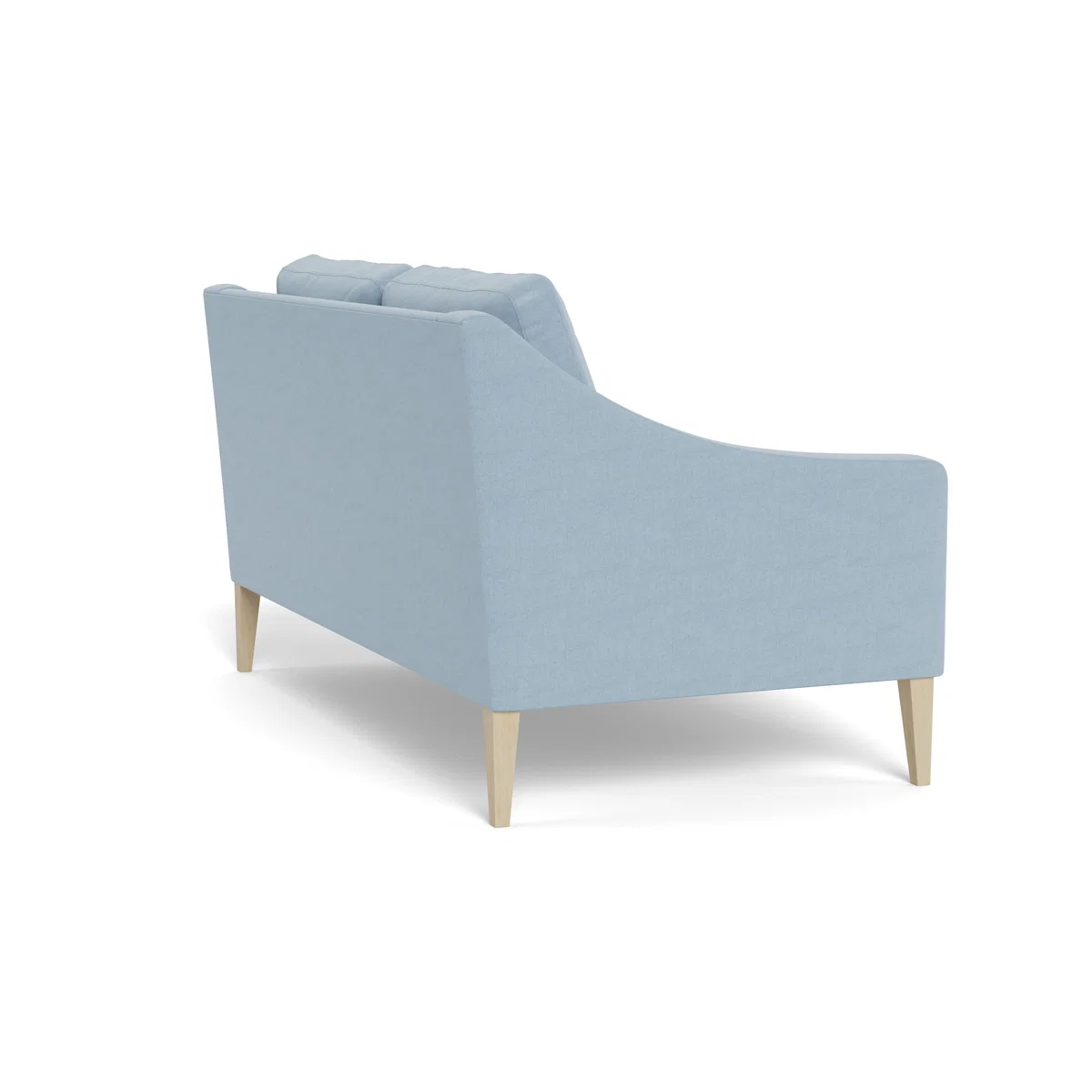 Heal's Richmond 2 Seater Sofa Capelo LinenCotton Sea Shanty Walnut Feet - Heal's UK Furniture – image 4