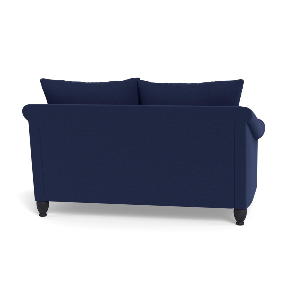 Heal's Devon 2 Seater Melton Wool New Navy Walnut Stain Beech Feet - Heal's UK Furniture – image 5
