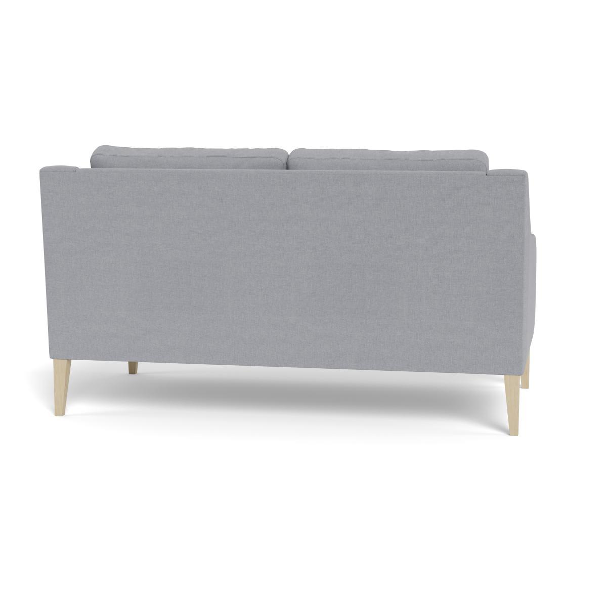 Heal's Richmond 2 Seater Sofa Brushed Cotton Pewter Tinted Ash Feet - Heal's UK Furniture – image 5