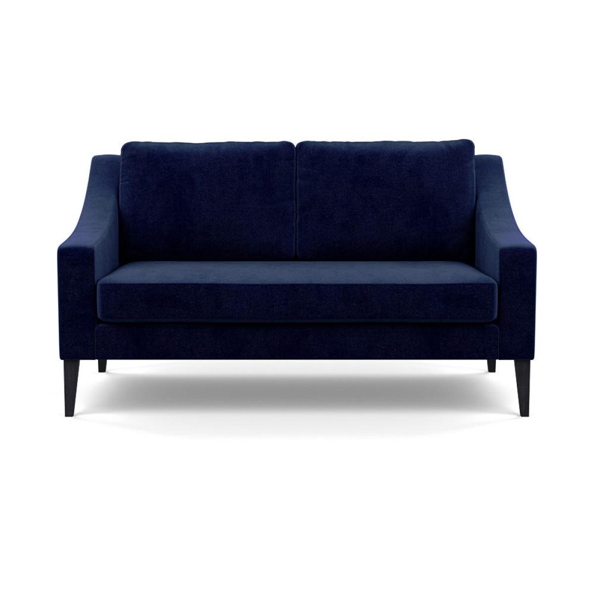 Heal's Richmond 2 Seater Sofa Smart Luxe Velvet Midnight Black Feet – image 2