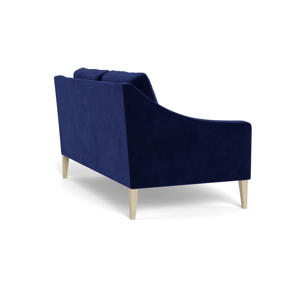 Heal's Richmond 2 Seater Sofa Smart Luxe Velvet Midnight Black Feet – image 5