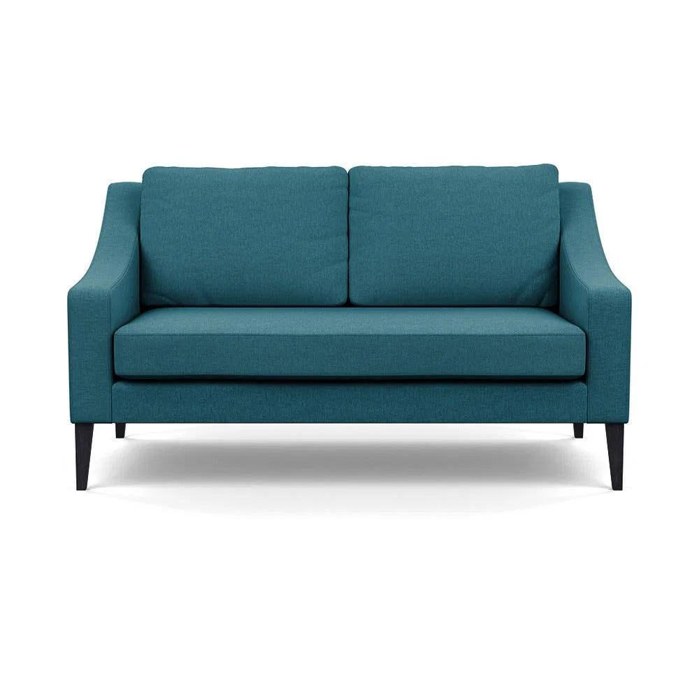 Heal's Richmond 2 Seater Sofa Brushed Cotton Cadet Black Feet – image 2