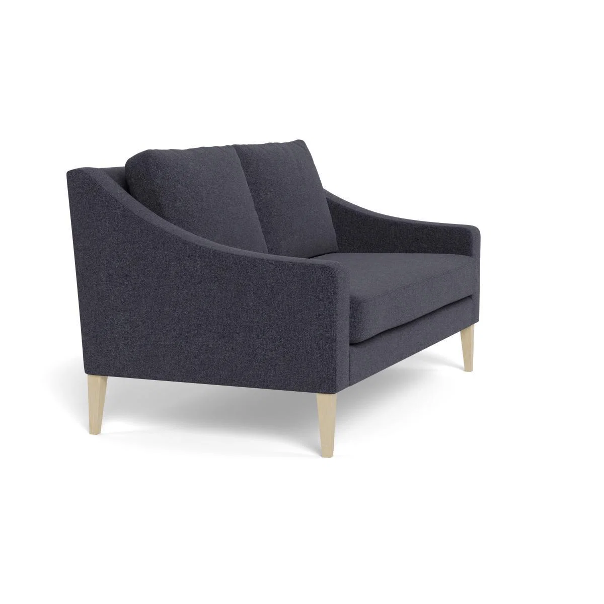 Heal's Richmond 2 Seater Sofa Texture Soot Natural Feet - Heal's UK Furniture – image 2