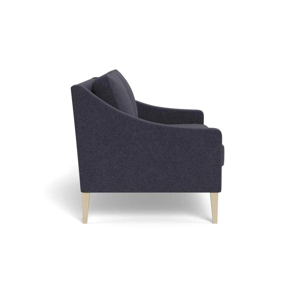 Heal's Richmond 2 Seater Sofa Texture Soot Natural Feet - Heal's UK Furniture – image 3