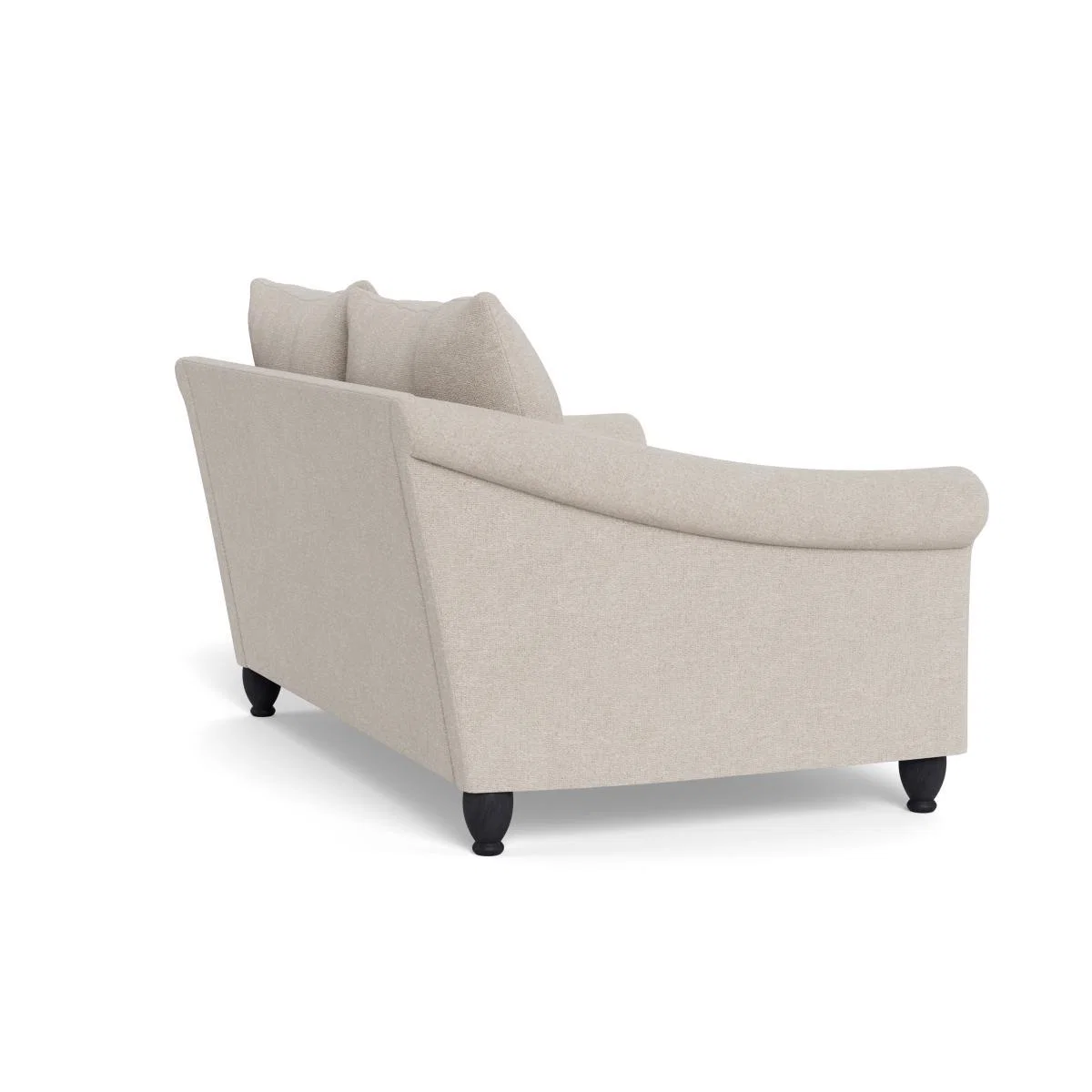 Heal's Devon 2 Seater Texture Limestone Dark Brown Stain Beech Feet - Heal's UK Furniture – image 4