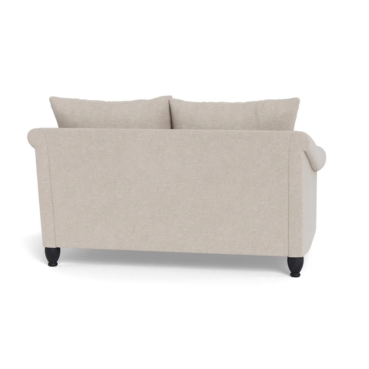 Heal's Devon 2 Seater Texture Limestone Dark Brown Stain Beech Feet - Heal's UK Furniture – image 5