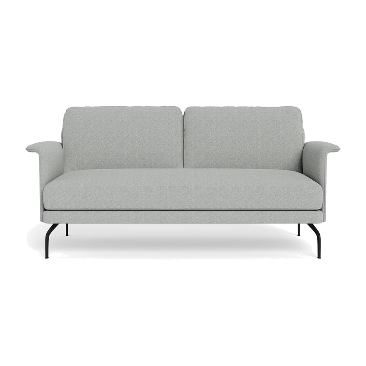 Heal's Iver 2 Seater Sofa Melton Wool Limestone Black Feet – image 1