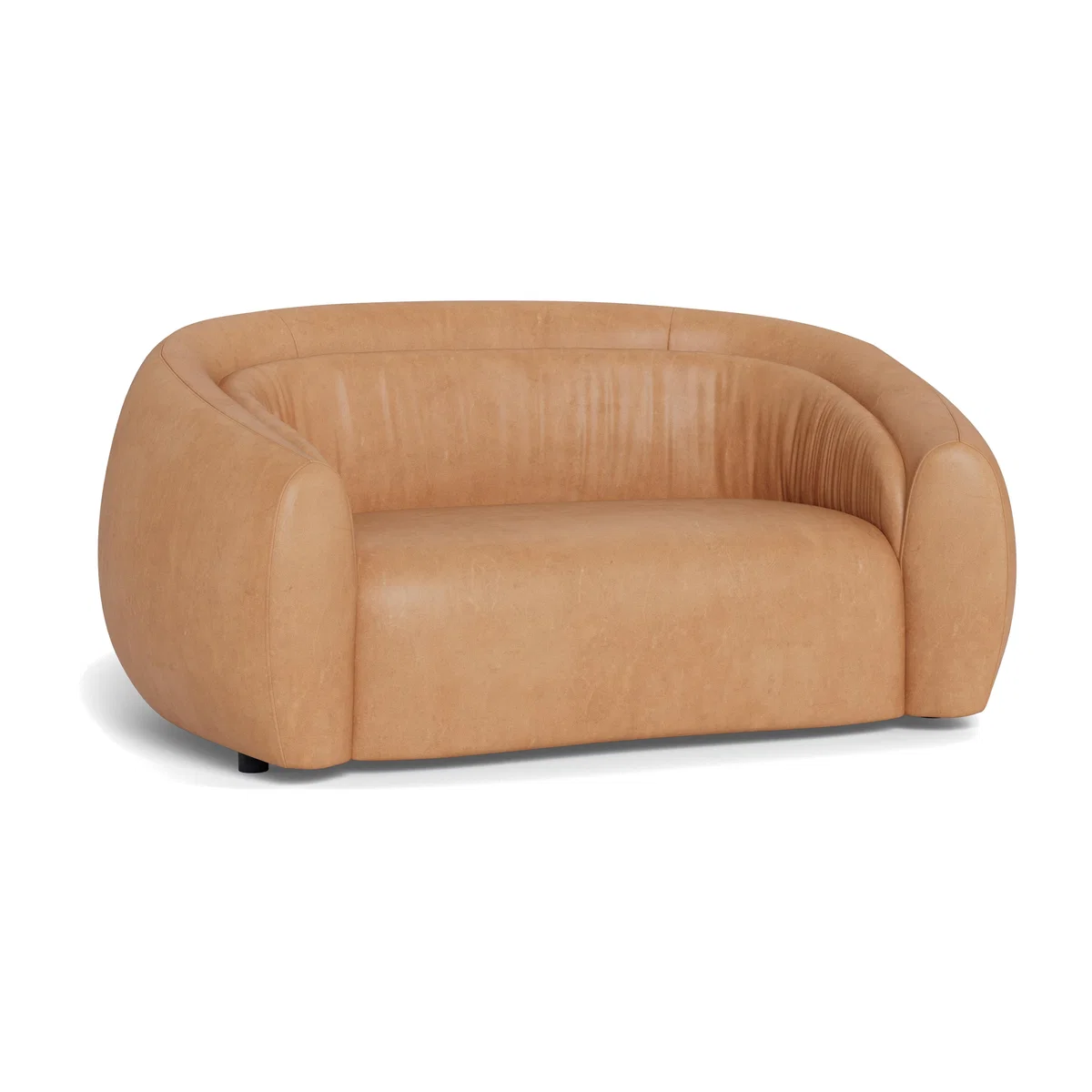 Heal's Flora 2 Seater Sofa Daino Leather Parchment – image 1