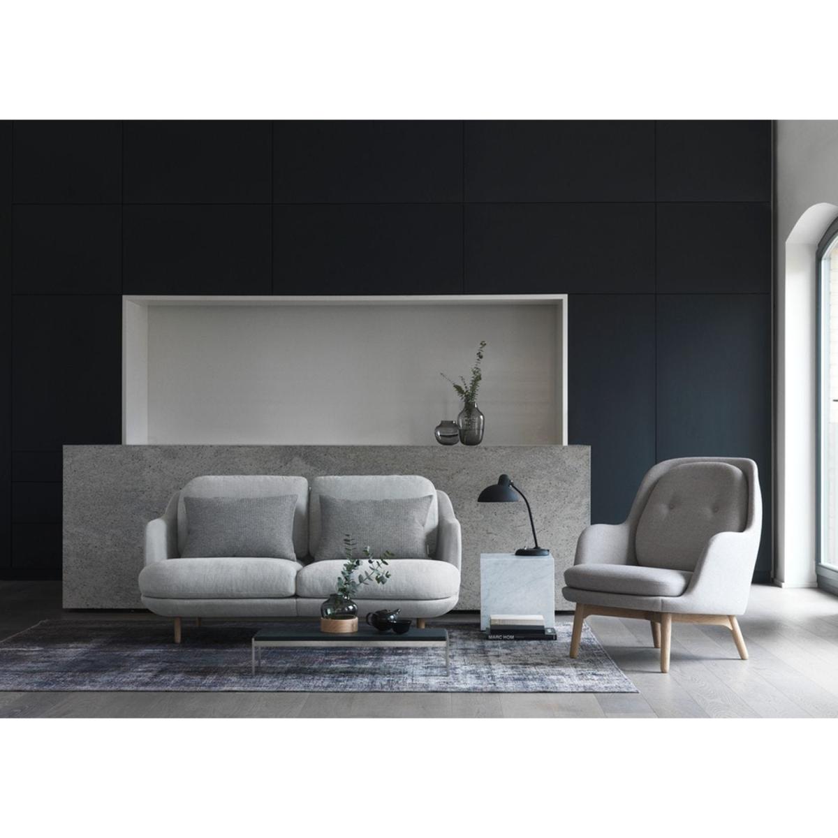 Fritz Hansen Lune 2 Seater Sofa Linara Eucalypytus Oak Legs - Heal's UK Furniture – image 3