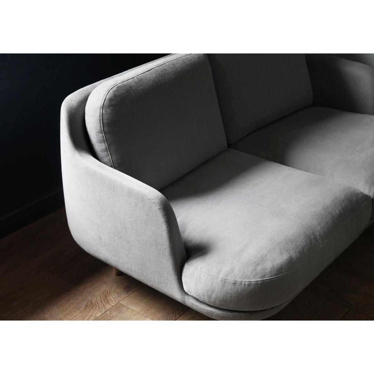 Fritz Hansen Lune 2 Seater Sofa Linara Eucalypytus Oak Legs - Heal's UK Furniture – image 5