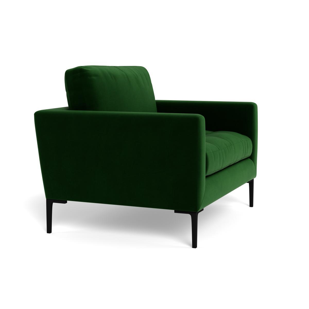 Heal's Eton Loveseat Smart Velvet Forest Brass Feet - Heal's UK Furniture – image 2