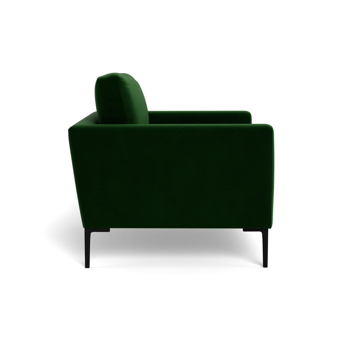 Heal's Eton Loveseat Smart Velvet Forest Brass Feet - Heal's UK Furniture – image 3