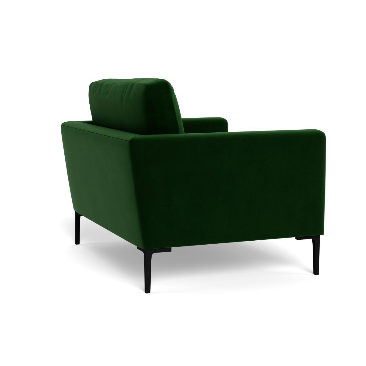 Heal's Eton Loveseat Smart Velvet Forest Brass Feet - Heal's UK Furniture – image 4