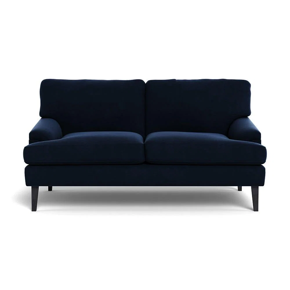 Heal's Stanton 2 Seater Sofa Smart Velvet Dusk Black Feet – image 2