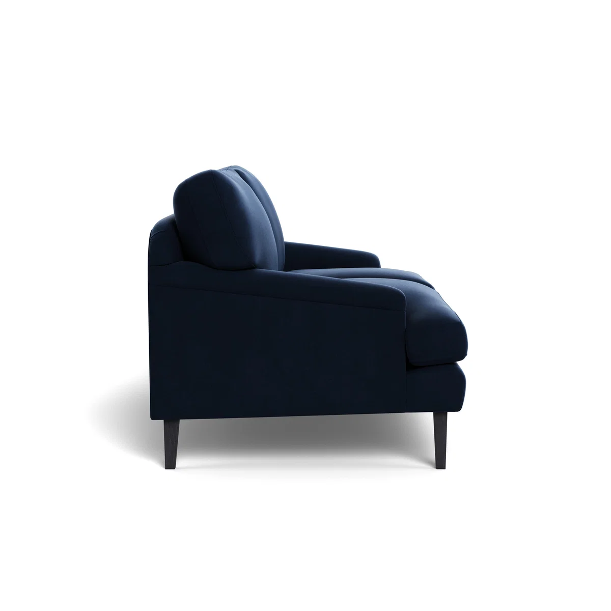 Heal's Stanton 2 Seater Sofa Smart Velvet Dusk Black Feet – image 4