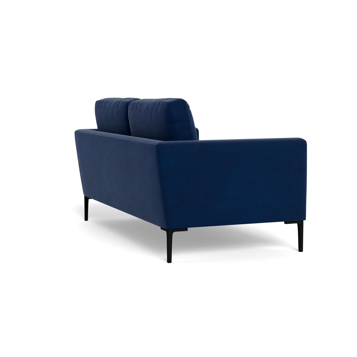 Heal's Eton 2 Seater Sofa Smart Luxe Velvet Midnight Brass Feet - Heal's UK Furniture – image 4