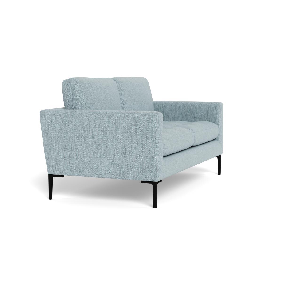 Heal's Eton 2 Seater Sofa Smart Linen Mix Duck Egg Brass Feet - Heal's UK Furniture – image 2
