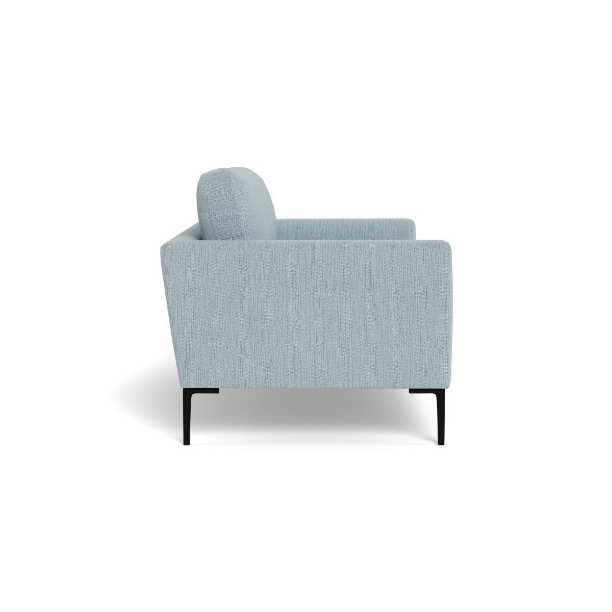 Heal's Eton 2 Seater Sofa Smart Linen Mix Duck Egg Brass Feet - Heal's UK Furniture – image 3
