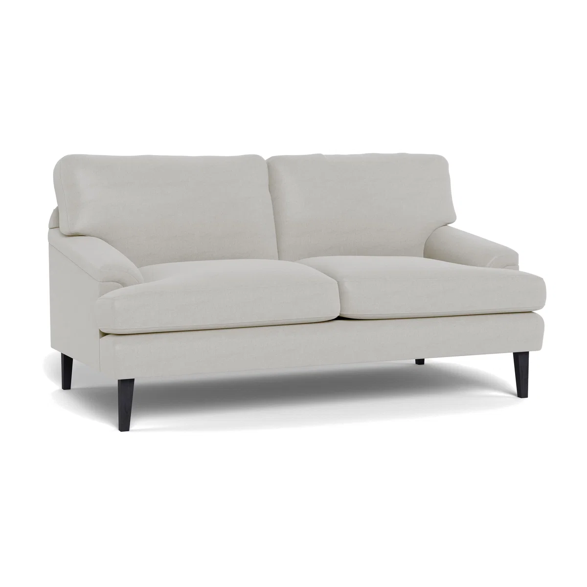 Heal's Stanton 2 Seater Sofa Capelo Linen-Cotton Sea Salt Walnut Stained Feet – image 1