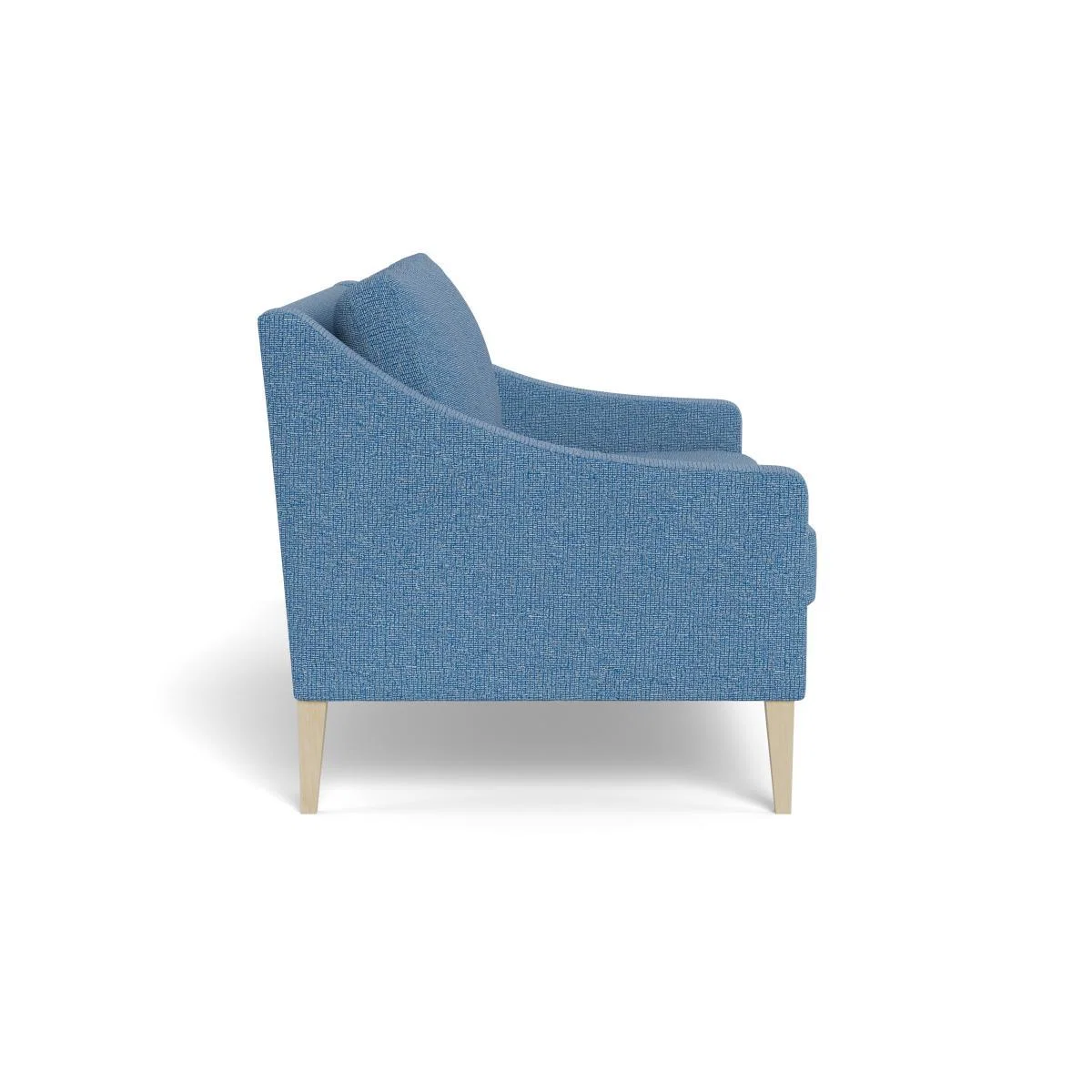 Heal's Richmond 2 Seater Sofa Tejo Recycled Cobalt Black Feet - Heal's UK Furniture – image 3