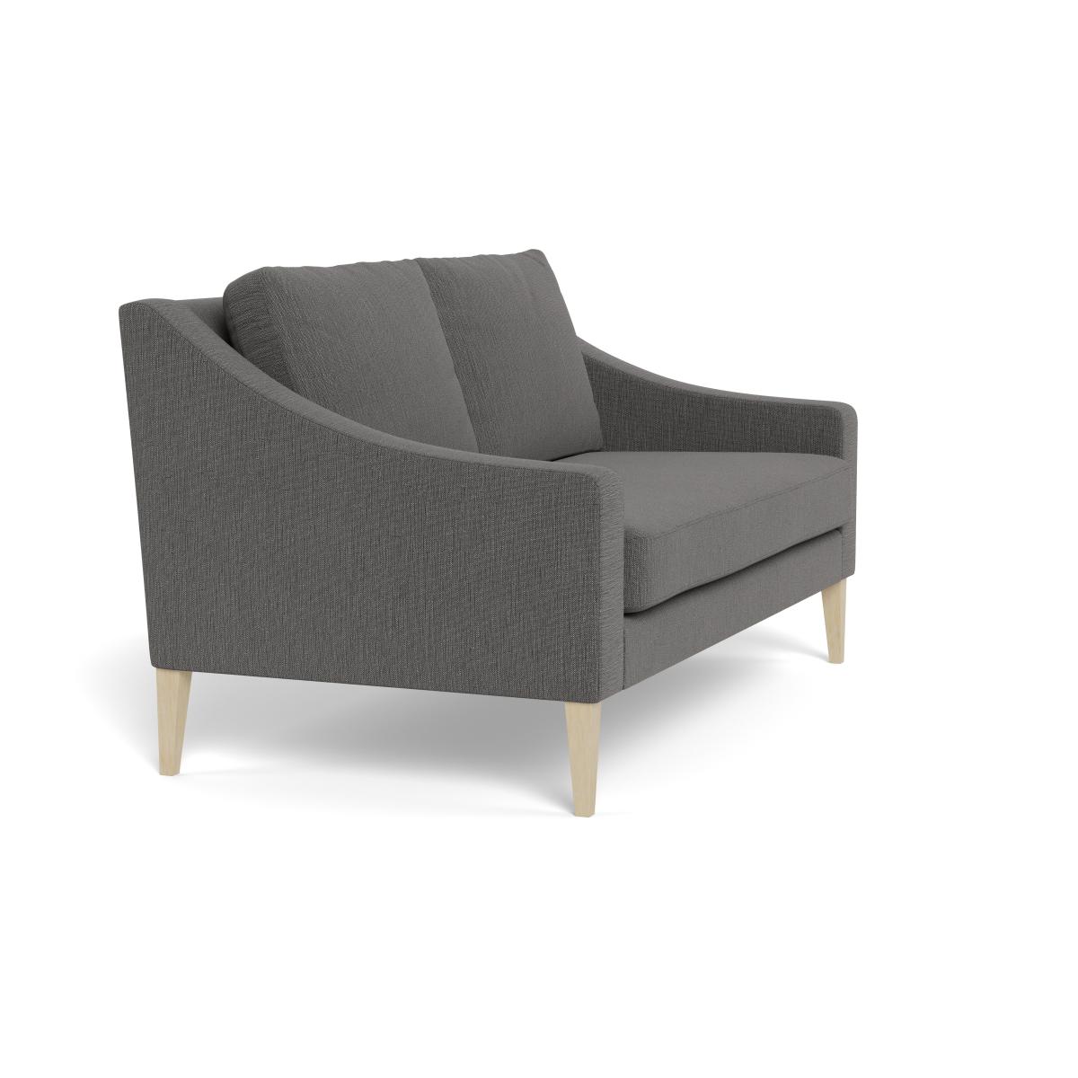 Heal's Richmond 2 Seater Sofa Smart Linen Mix Grey Natural Ash Feet – image 3
