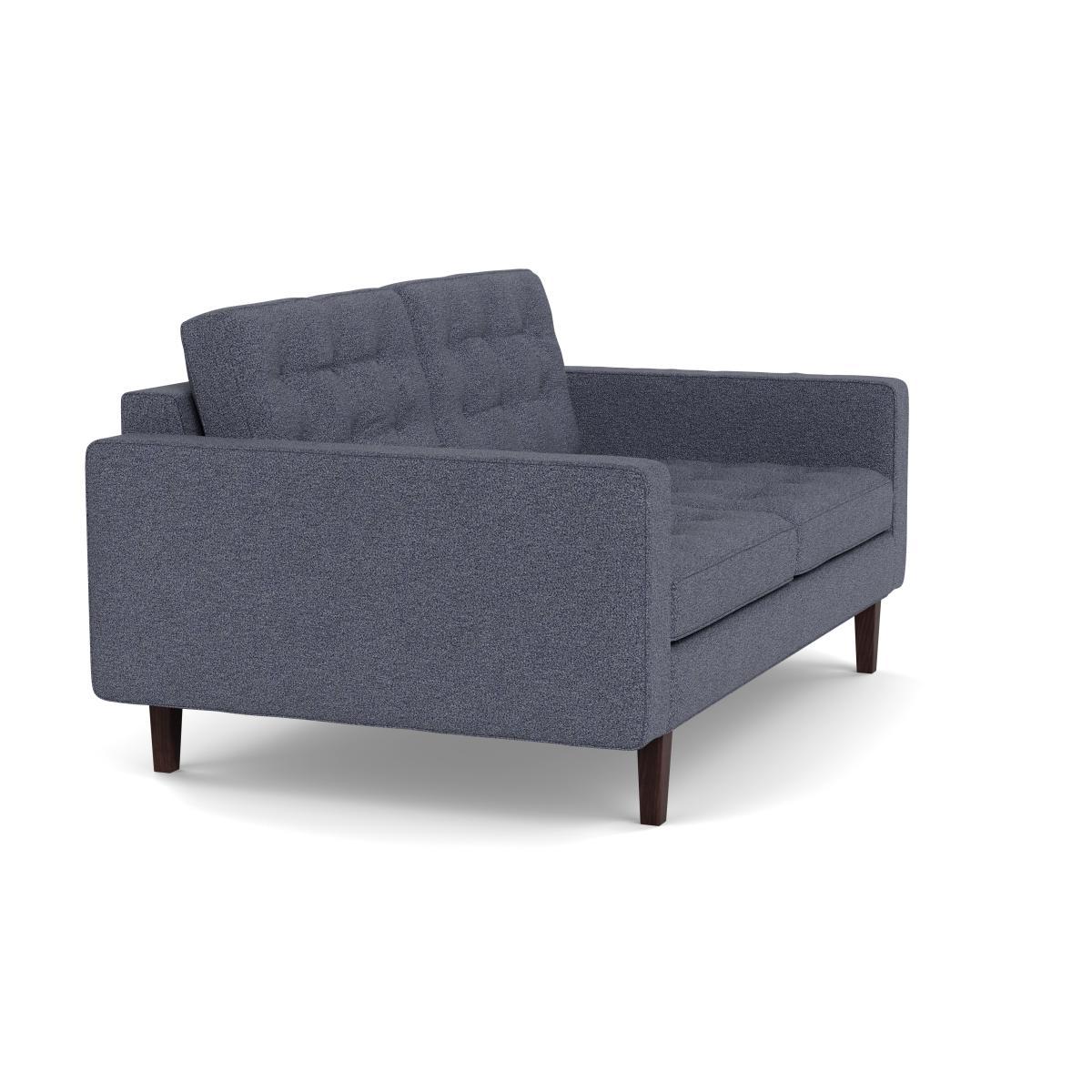 Heal's Hepburn 2 Seater Loop Boucle Navy Wenge - Heal's UK Furniture – image 2