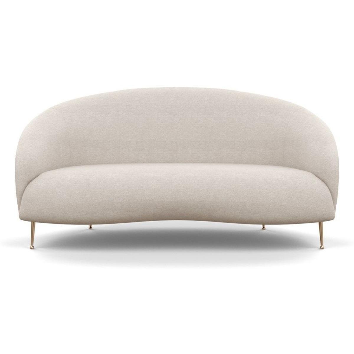 Heal's Bloomsbury 2 Seater Sofa Smart Velvet Ocean Brass Feet - Heal's UK Furniture – image 16