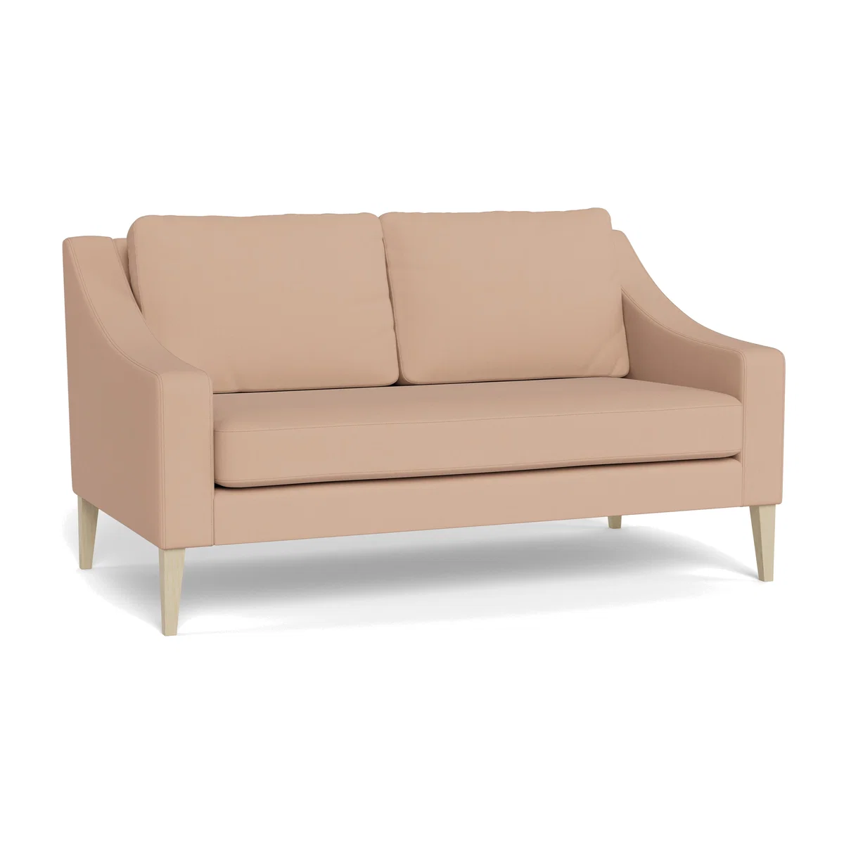 Heal's Richmond 2 Seater Sofa Capelo Linen-Cotton Rosedale Black Feet – image 1