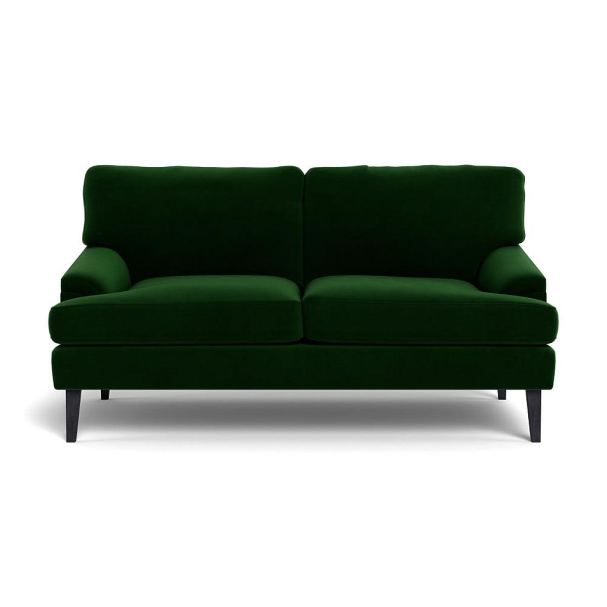 Heal's Stanton 2 Seater Sofa Smart Velvet Forest Black Feet – image 2