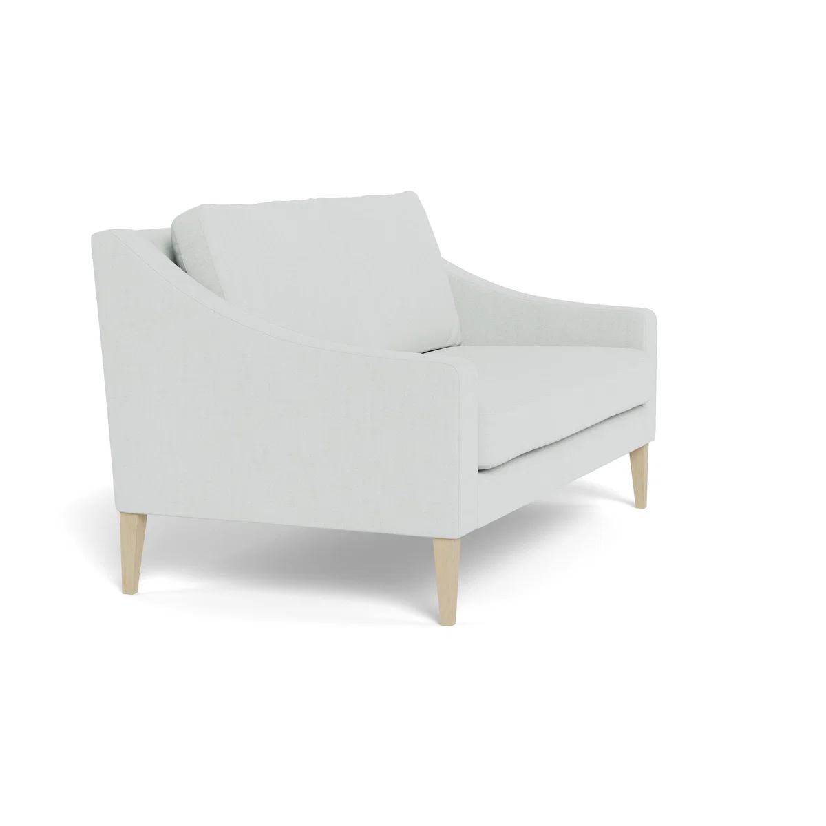 Heal's Richmond 2 Seater Sofa Brushed Cotton Mist Black Feet – image 3