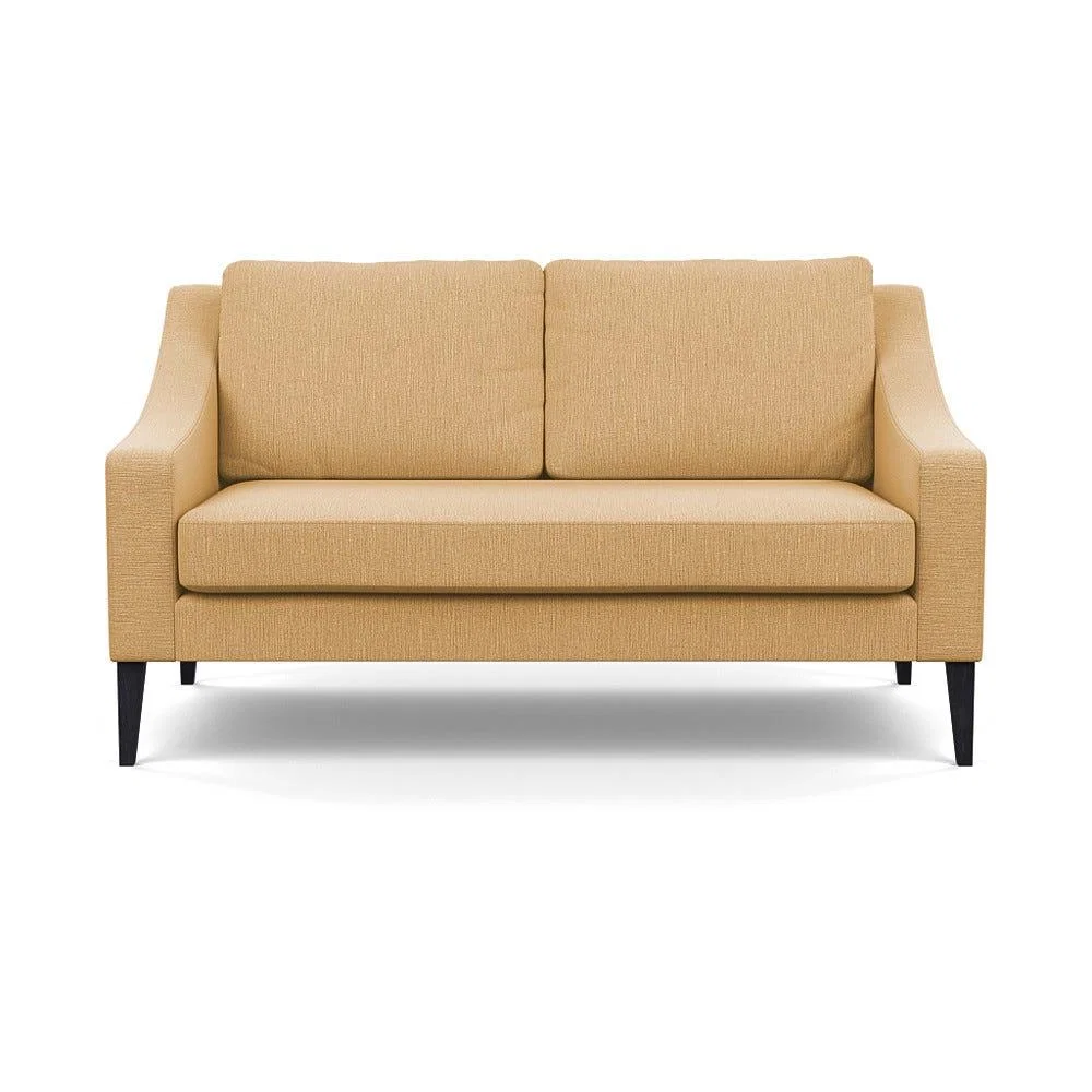 Heal's Richmond 2 Seater Sofa Smart Linen Mix Sand Black Feet – image 2