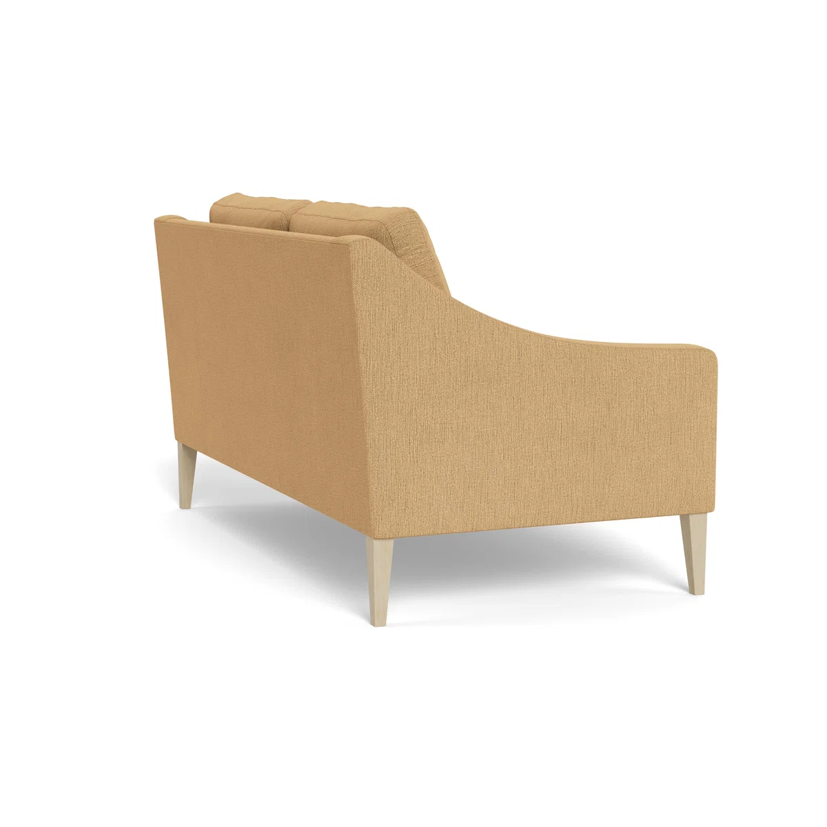 Heal's Richmond 2 Seater Sofa Smart Linen Mix Sand Black Feet – image 5