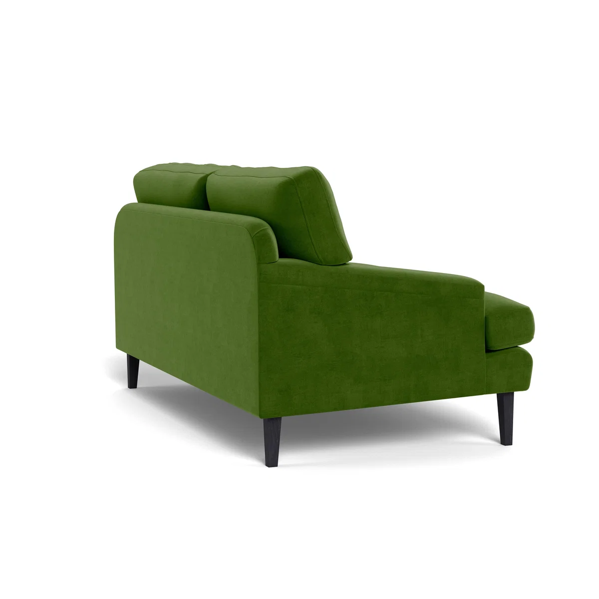 Heal's Stanton 2 Seater Sofa Smart Luxe Velvet Grass Black Feet – image 5