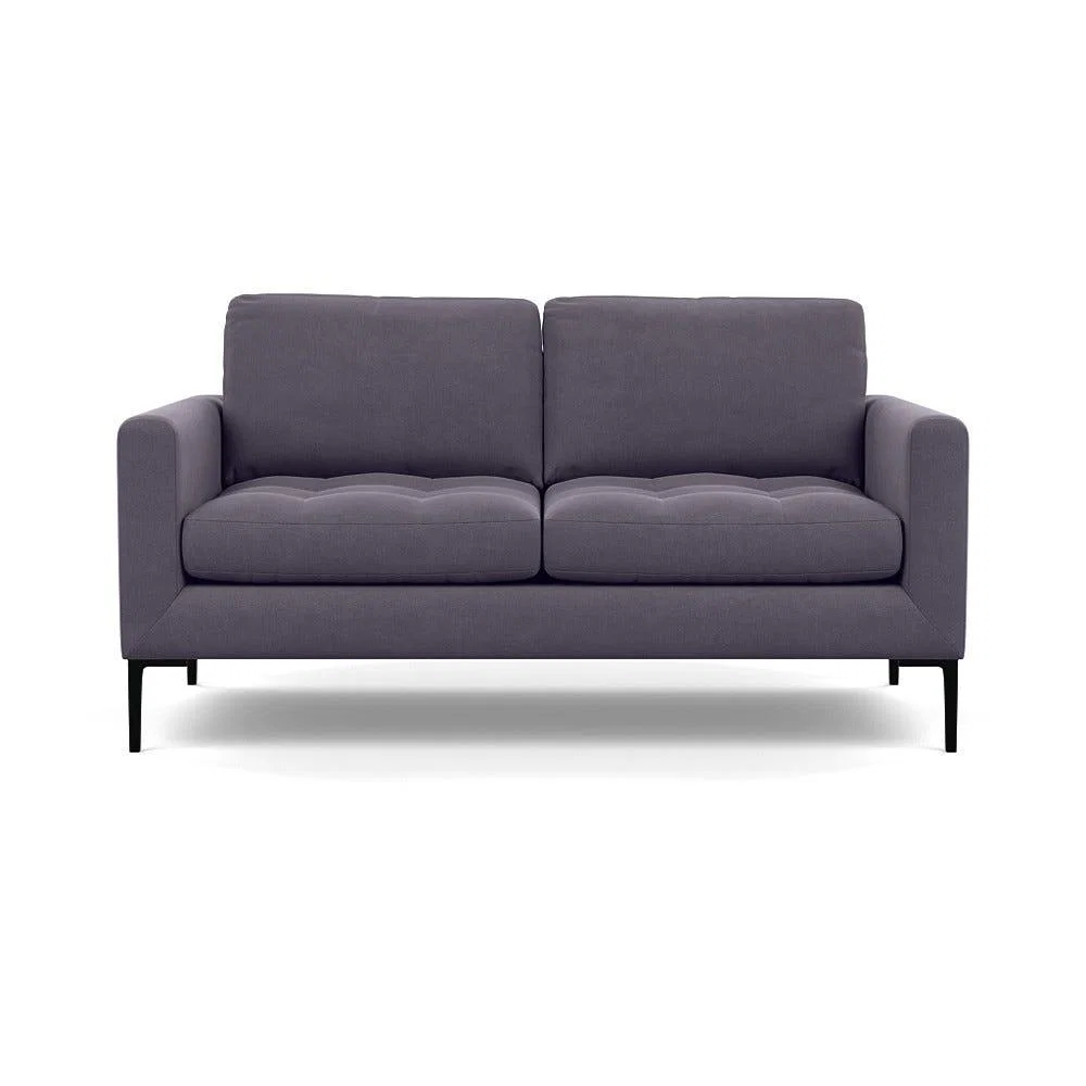 Heal's Eton 2 Seater Sofa Linen Shadow Black Feet – image 2