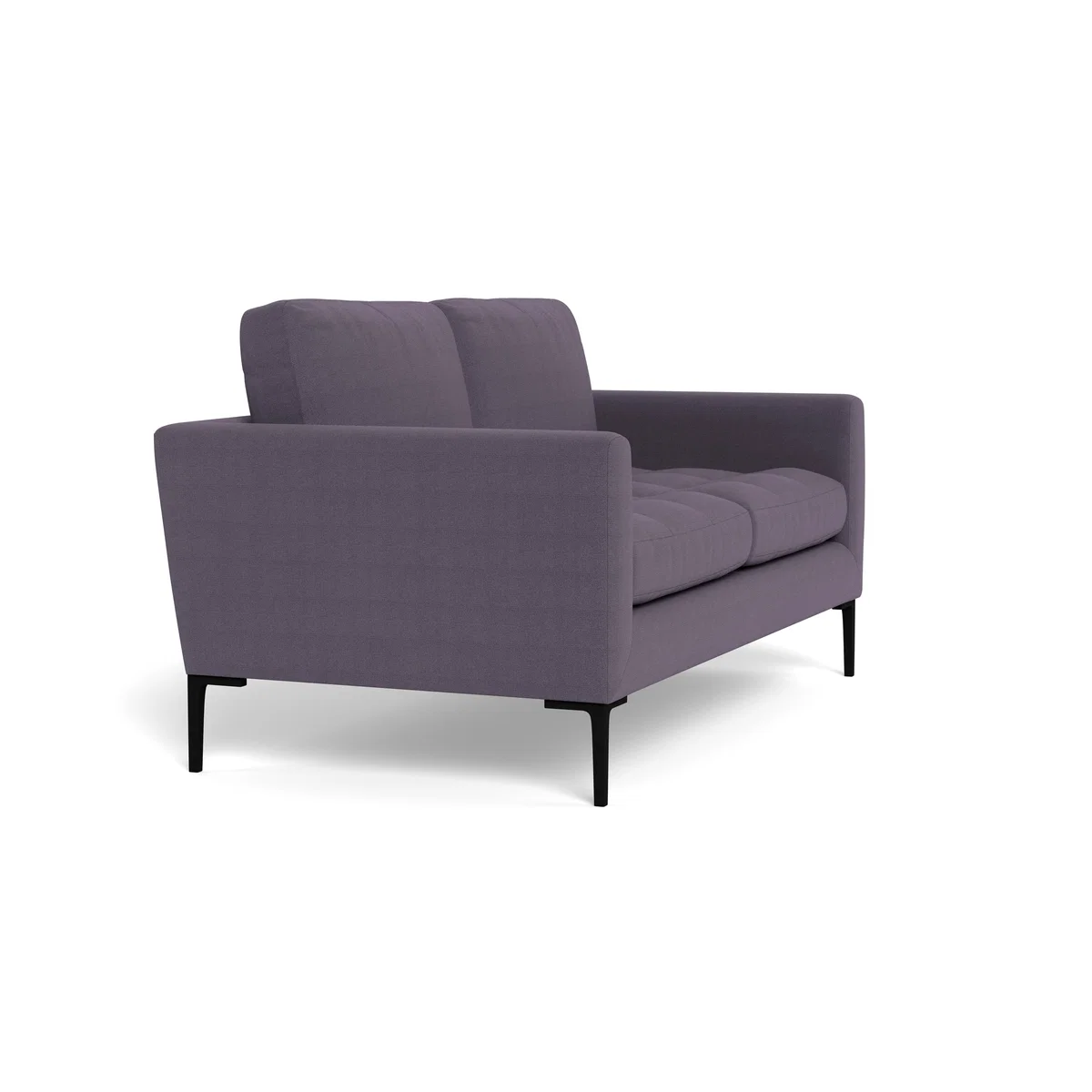 Heal's Eton 2 Seater Sofa Linen Shadow Black Feet – image 3