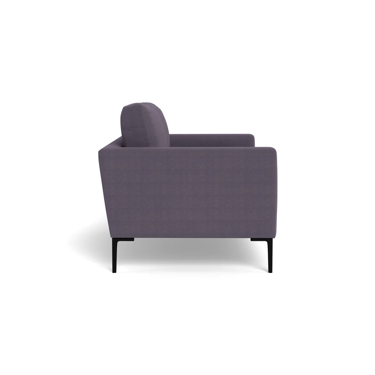 Heal's Eton 2 Seater Sofa Linen Shadow Black Feet – image 4