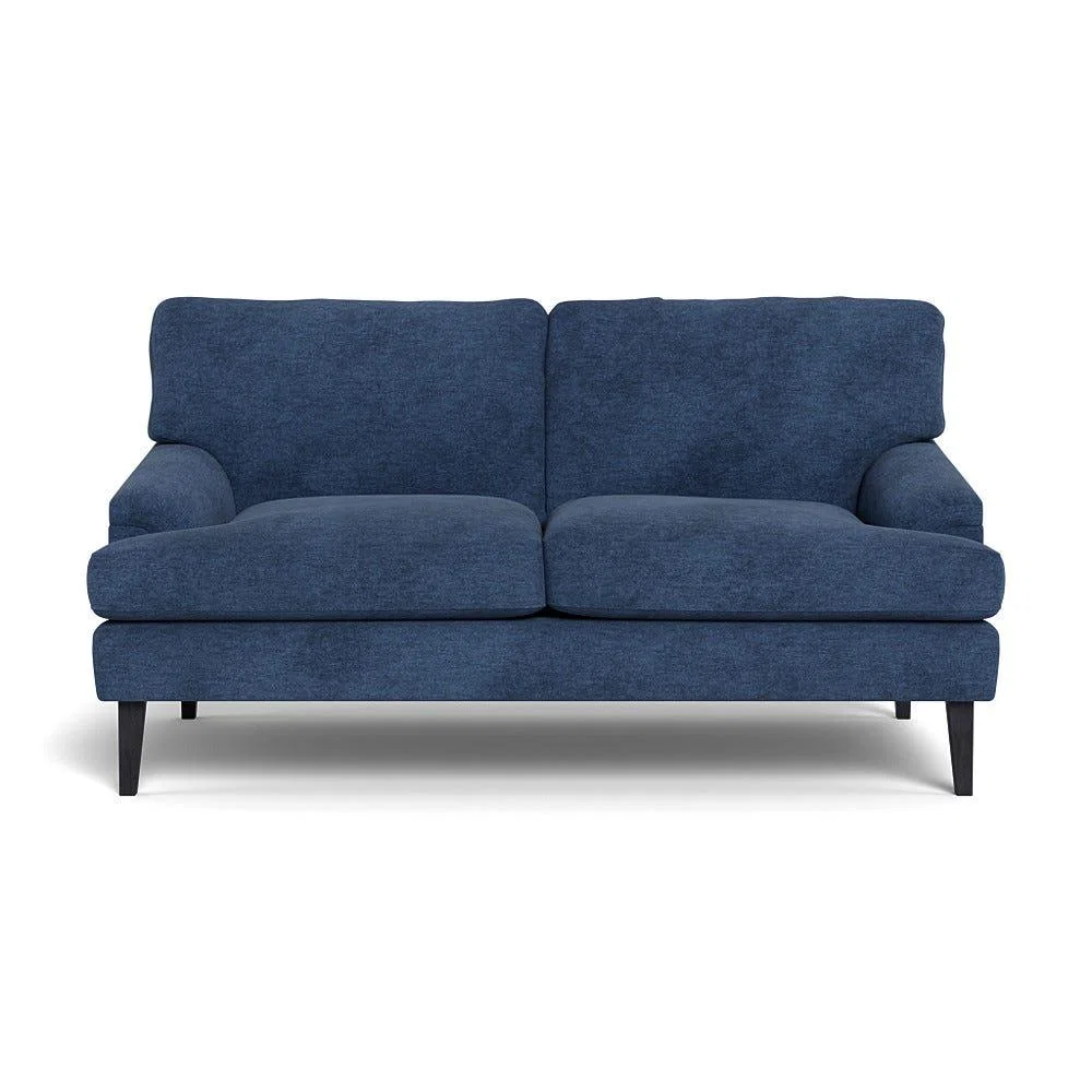Heal's Stanton 2 Seater Sofa Broad Weave Lagoon Black Feet – image 2