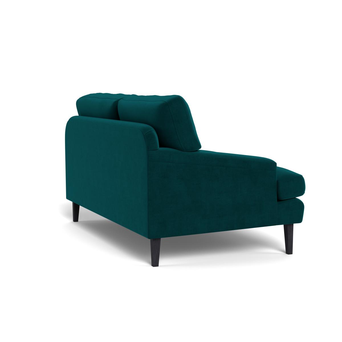 Heal's Stanton 2 Seater Sofa Smart Luxe Velvet Ocean Natural Feet – image 5