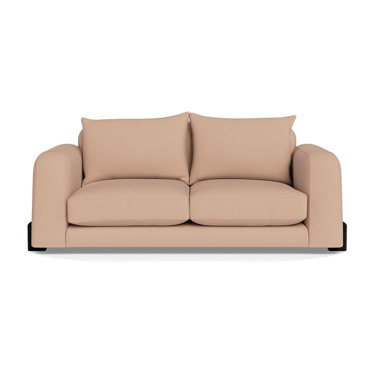 Heal's Nuvola 2 Seater Sofa Capelo Linen-Cotton Rosedale Black Feet – image 1