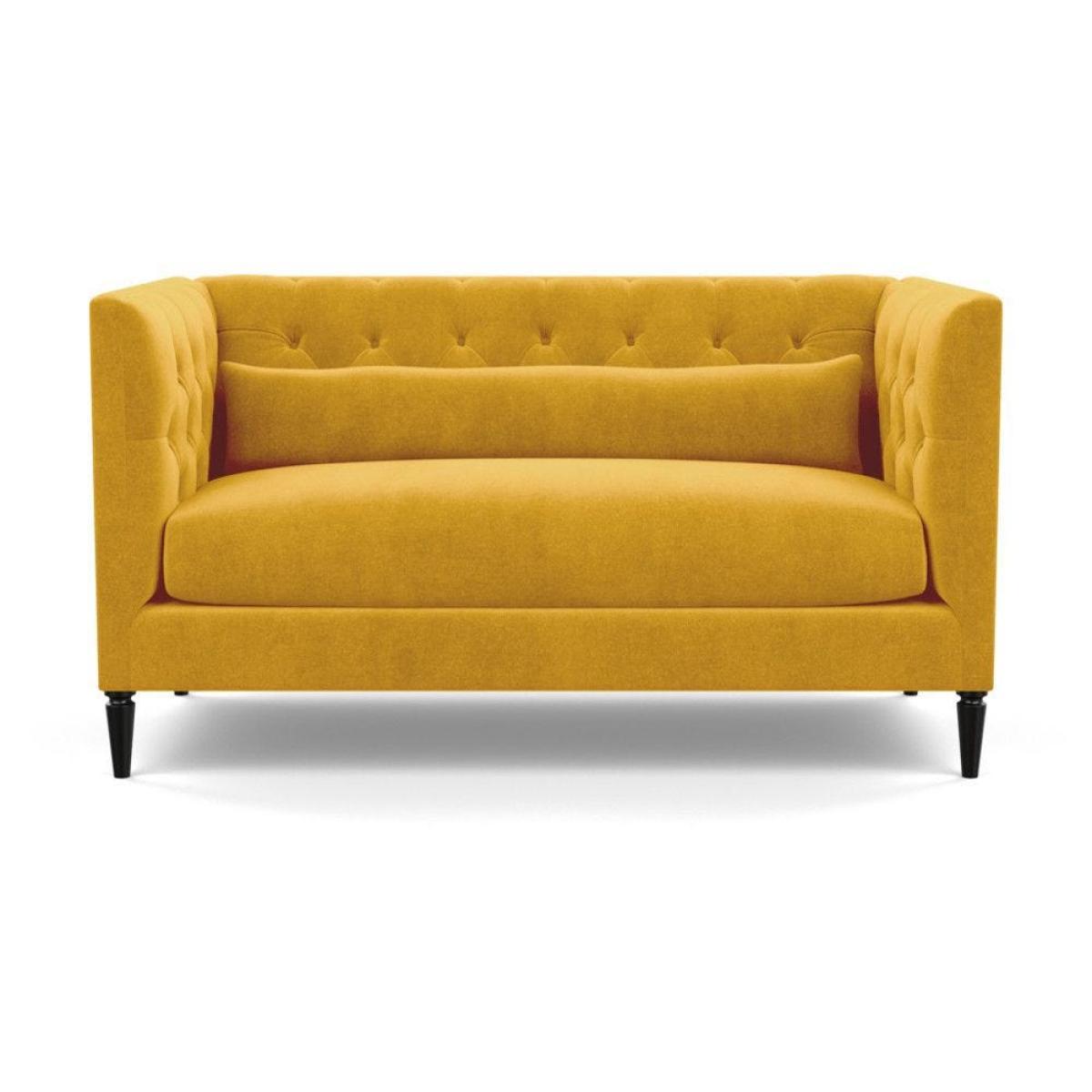 Heal's Balmoral 2 Seater Sofa Smart Linen Mix Duck Egg Black Feet - Heal's UK Furniture – image 11