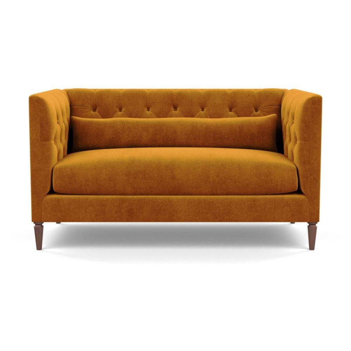 Heal's Balmoral 2 Seater Sofa Smart Linen Mix Duck Egg Black Feet - Heal's UK Furniture – image 102