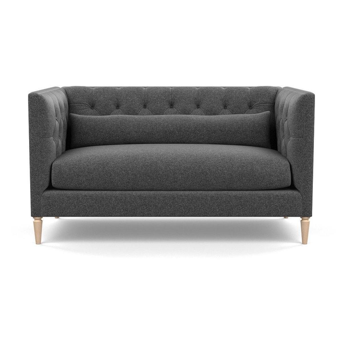 Heal's Balmoral 2 Seater Sofa Smart Linen Mix Duck Egg Black Feet - Heal's UK Furniture – image 108