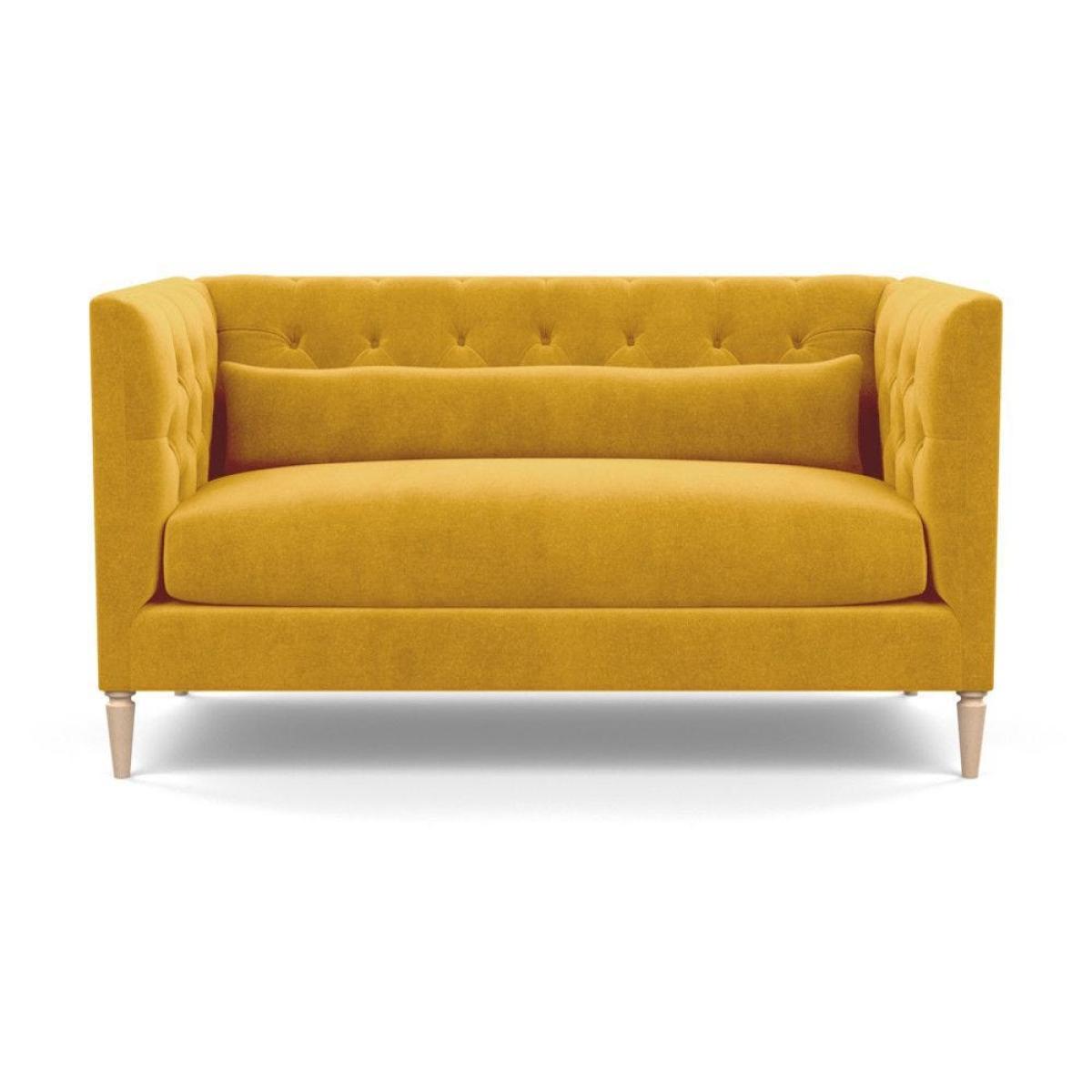 Heal's Balmoral 2 Seater Sofa Smart Linen Mix Duck Egg Black Feet - Heal's UK Furniture – image 110