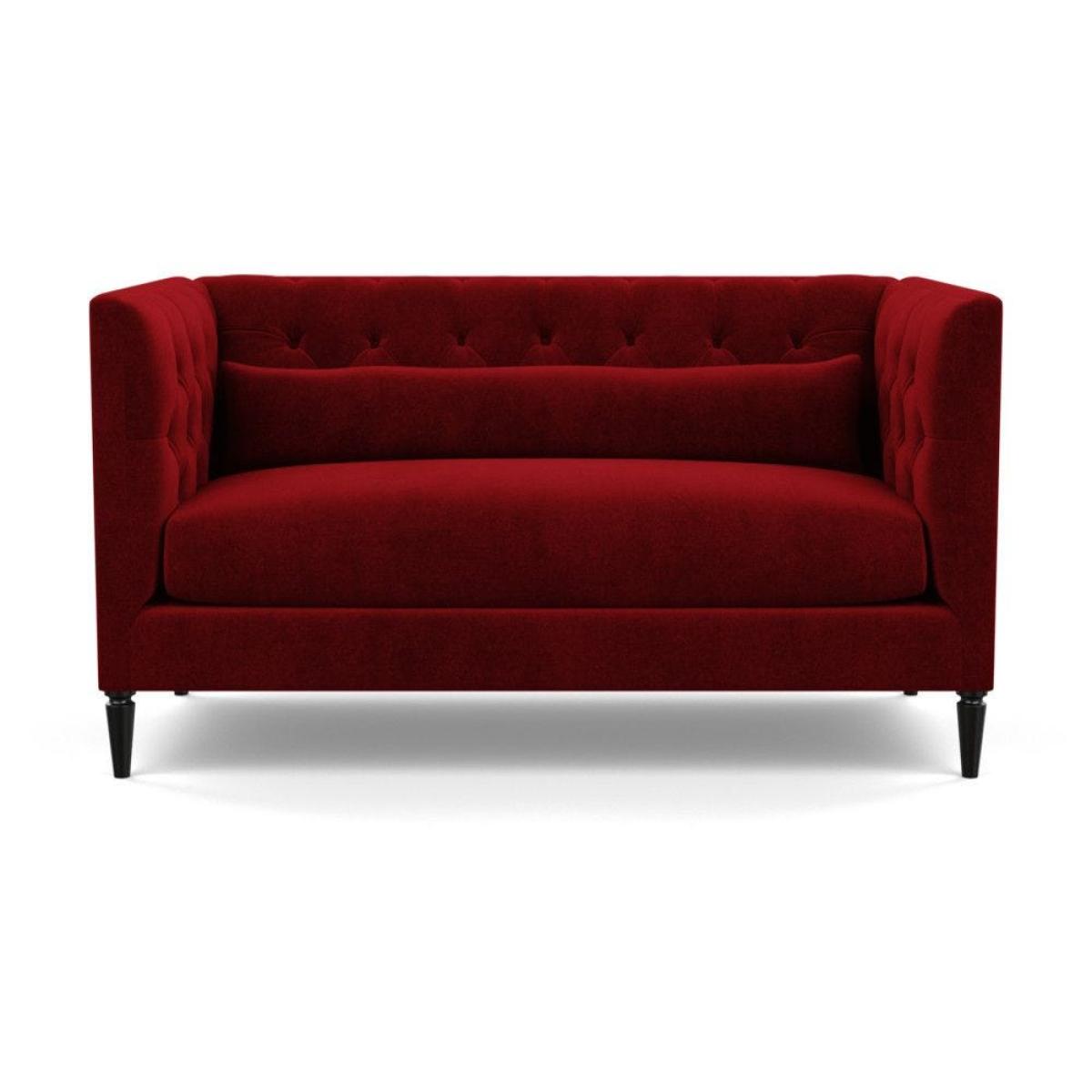 Heal's Balmoral 2 Seater Sofa Smart Linen Mix Duck Egg Black Feet - Heal's UK Furniture – image 3