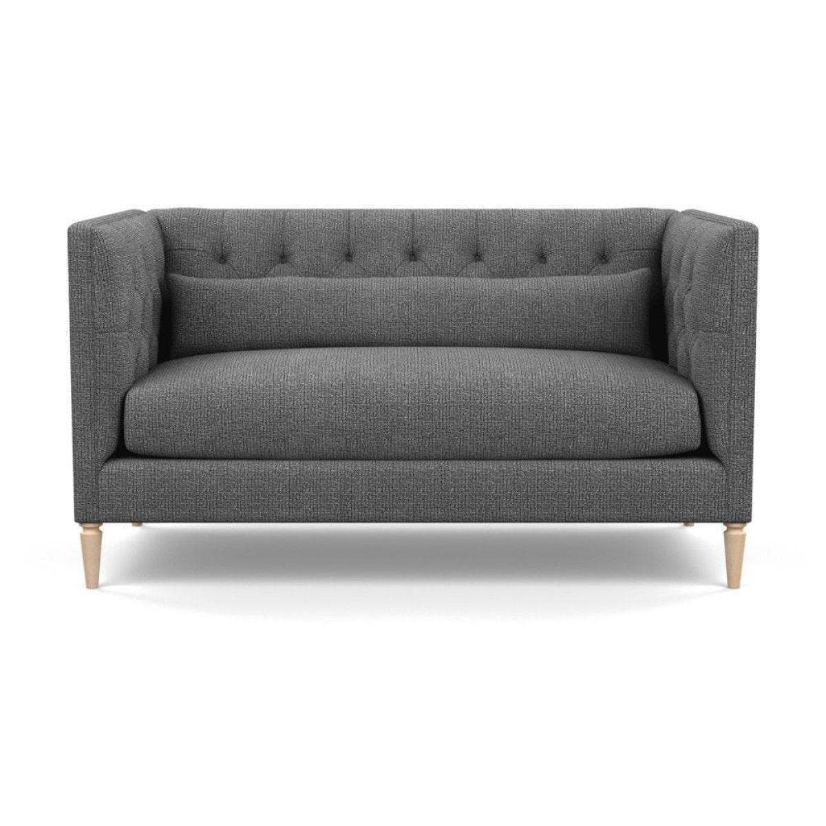 Heal's Balmoral 2 Seater Sofa Smart Linen Mix Duck Egg Black Feet - Heal's UK Furniture – image 21