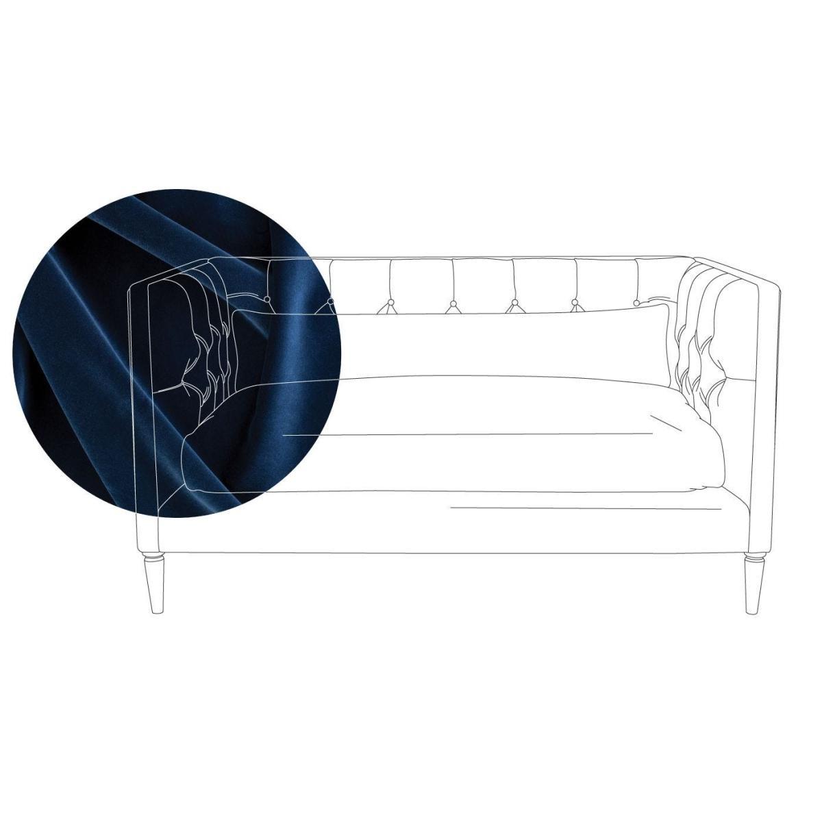 Heal's Balmoral 2 Seater Sofa Smart Linen Mix Duck Egg Black Feet - Heal's UK Furniture – image 22