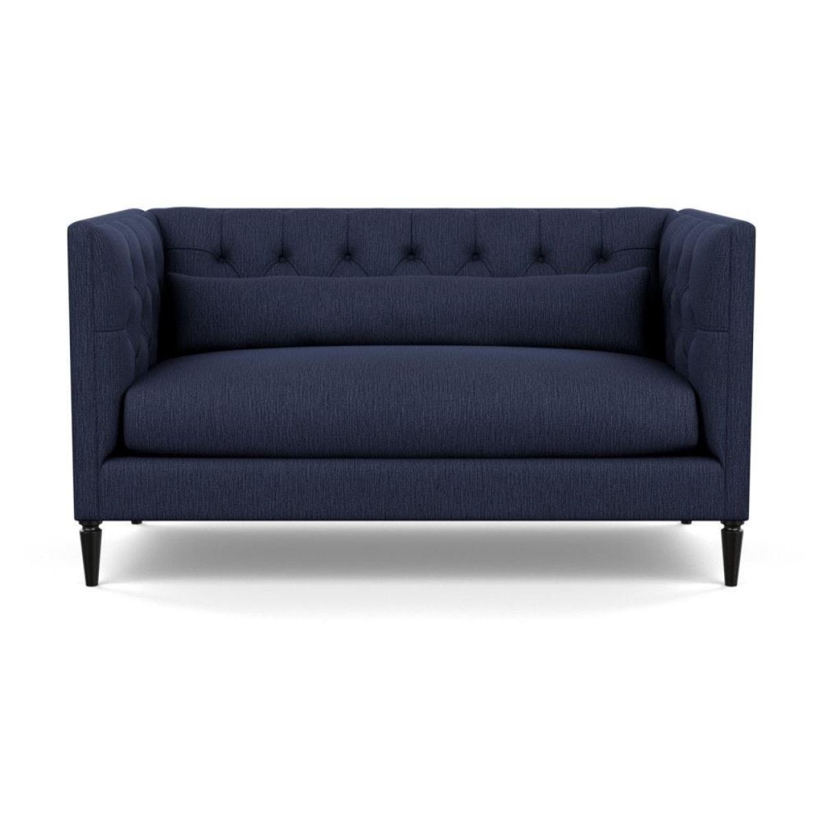 Heal's Balmoral 2 Seater Sofa Smart Linen Mix Duck Egg Black Feet - Heal's UK Furniture – image 23