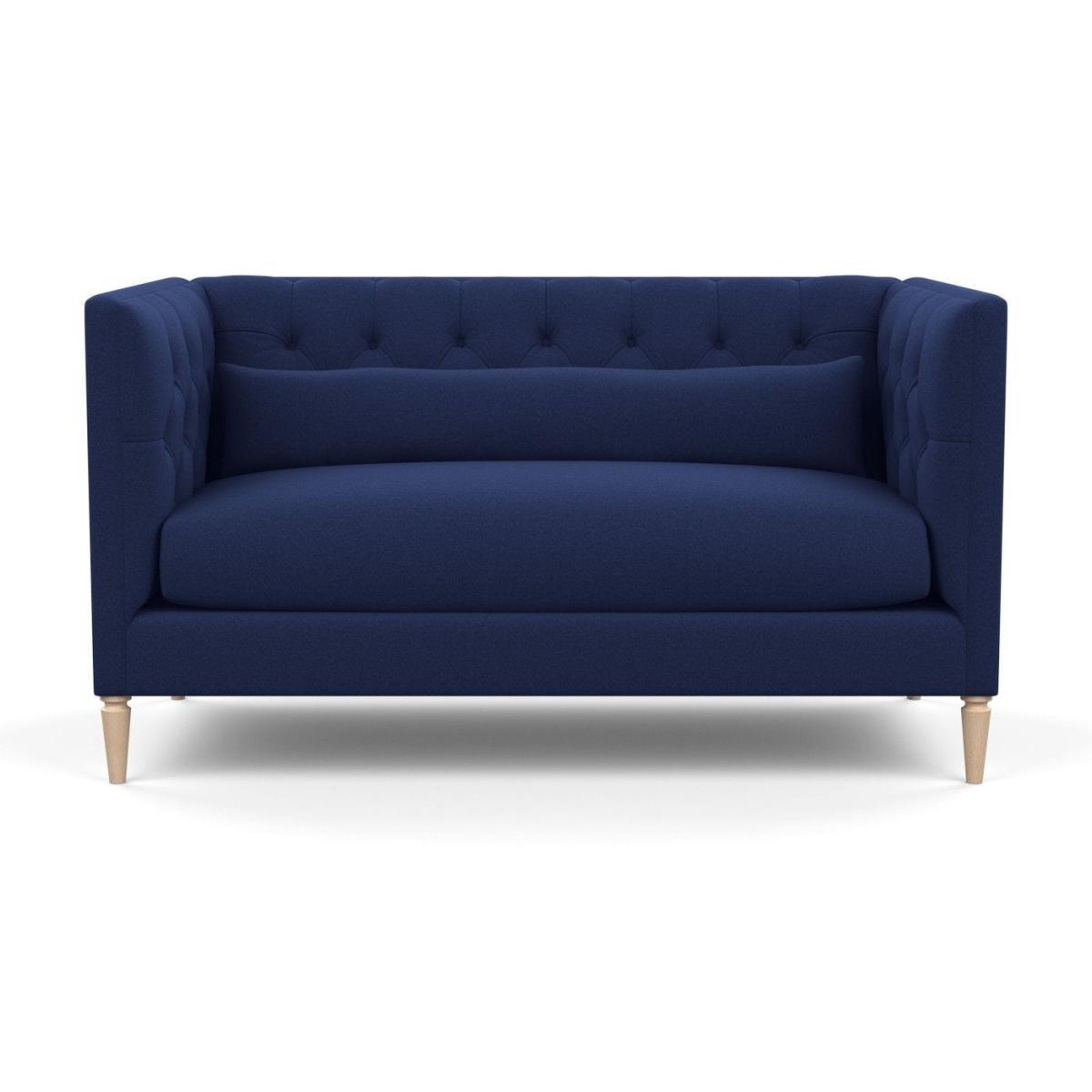Heal's Balmoral 2 Seater Sofa Smart Linen Mix Duck Egg Black Feet - Heal's UK Furniture – image 25